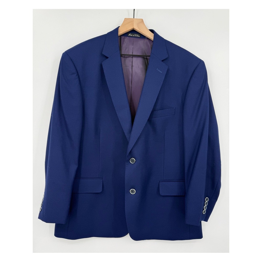 Lucca Blazer Mens 44S Blue 100% Wool Reda 1865 Sport Coat Colorful Italy